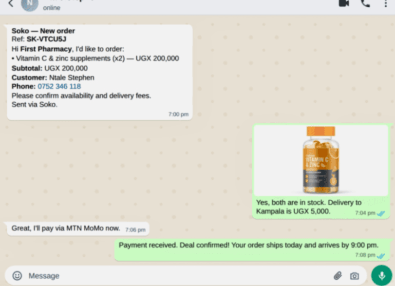 How it works — Receive orders